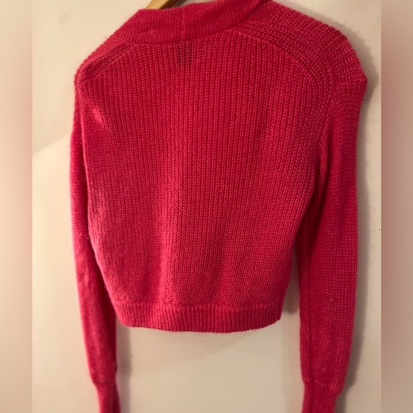 Little Moon Pink Cardigan Wool / Mohair Blend M - Picture 10 of 10